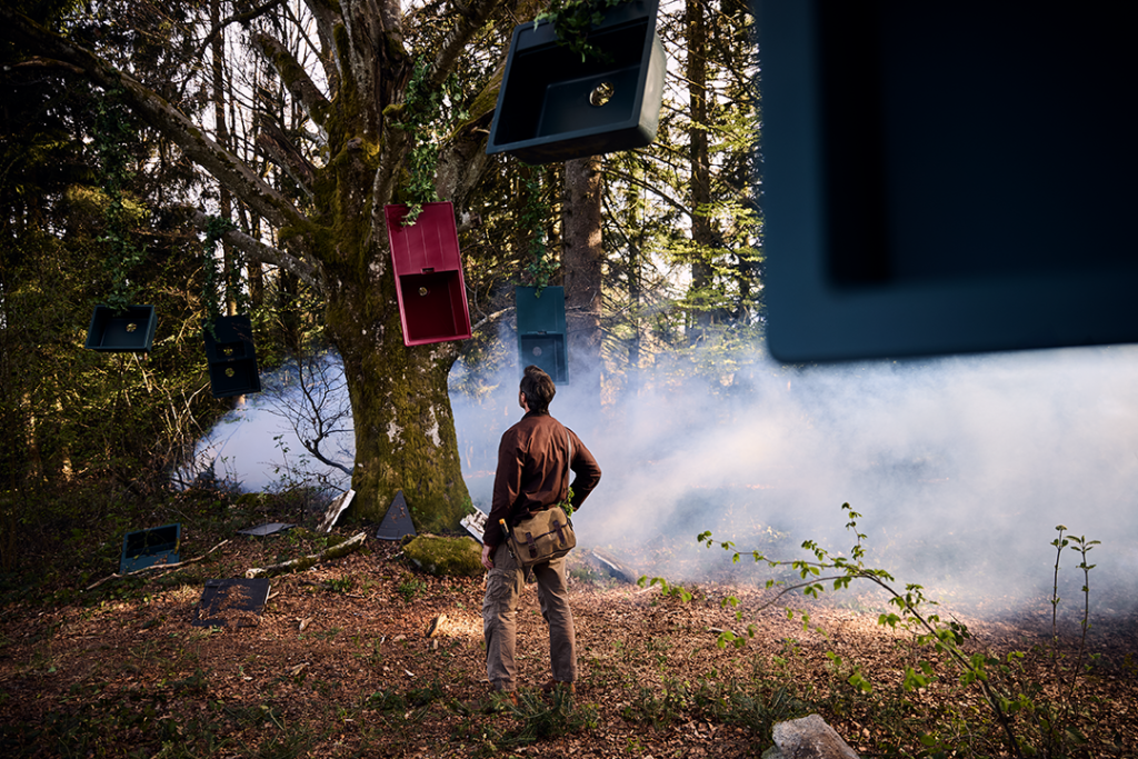 Sustainability campaign image from the Never Ordinary Every Day SCHOCK campaign focused on CRISTADUR® sinks