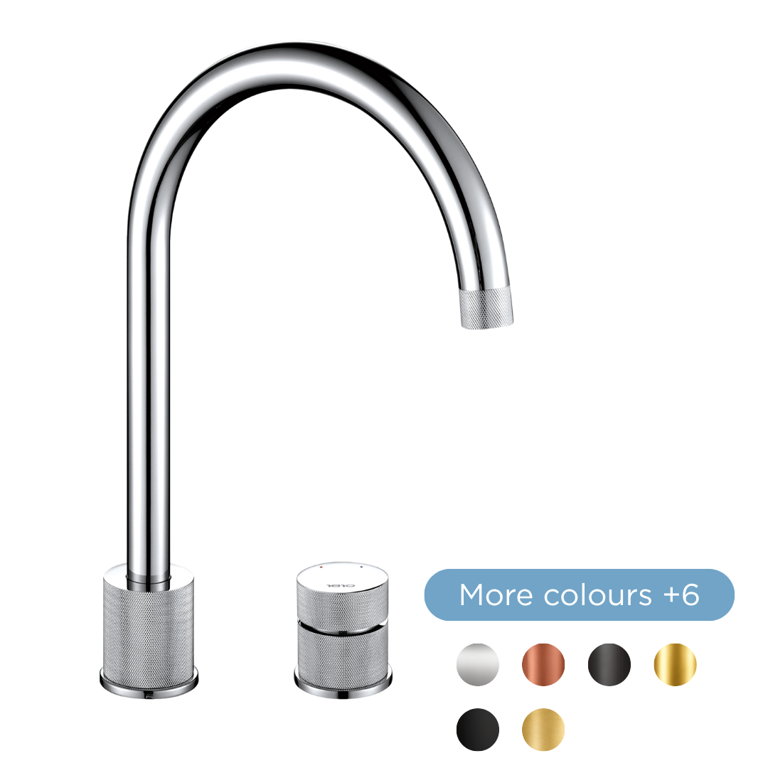FINIRE KNURLED TWO HOLE TAP