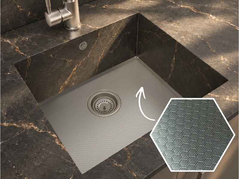 AXIX HEX sink surface texture