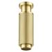 Spirale Nozzle Knurled Brushed Gold Brass