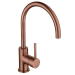 Courbe Curved Spout Brushed Copper (COU/12/BCO)