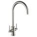 Curvato Slim Lever Brushed Steel (CUR/02/BS)