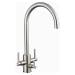 Curvato Trio Water Filter Tap Brushed Steel (CUR/02/BS-TRIO)