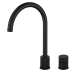 Finire Knurled Two-Hole Tap Matte Black (FIN/07/MB)