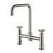 Henry Holt Collection Bridge Mixer Brushed Steel (HH-BM/02/BS)